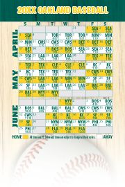 Magnetic Business Card Real Estate Baseball Schedules  |Realtor Tools